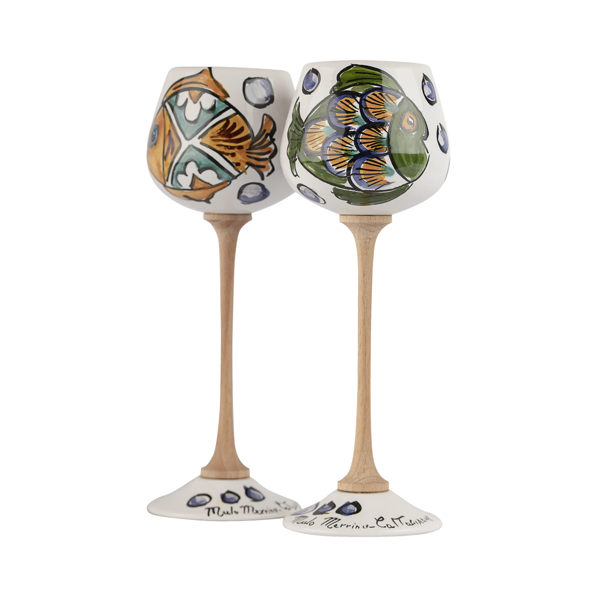 Bicchiere Gran Riserva in ceramica – Pesce Bianco