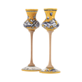 Bicchiere da Grappa in ceramica – Ornato Giallo 1