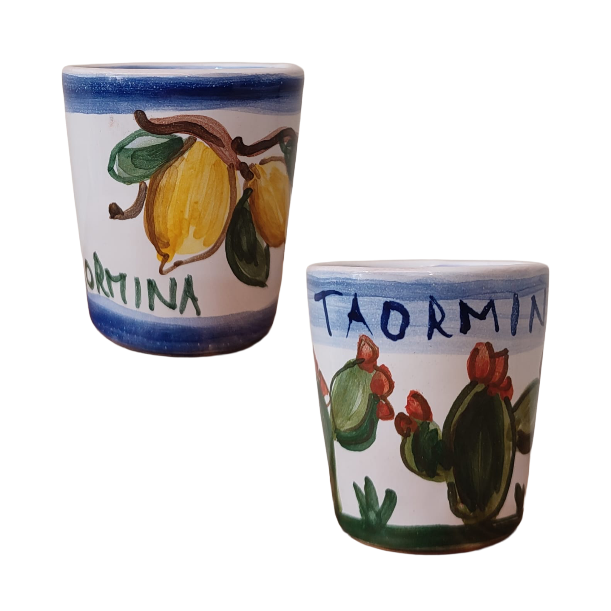 Bicchiere in ceramica – Soggetti assortiti