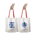 Borsa in Tela – Polpo e Sardine