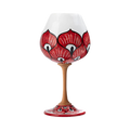 Calice in ceramica – Coda di Pavone Rosso