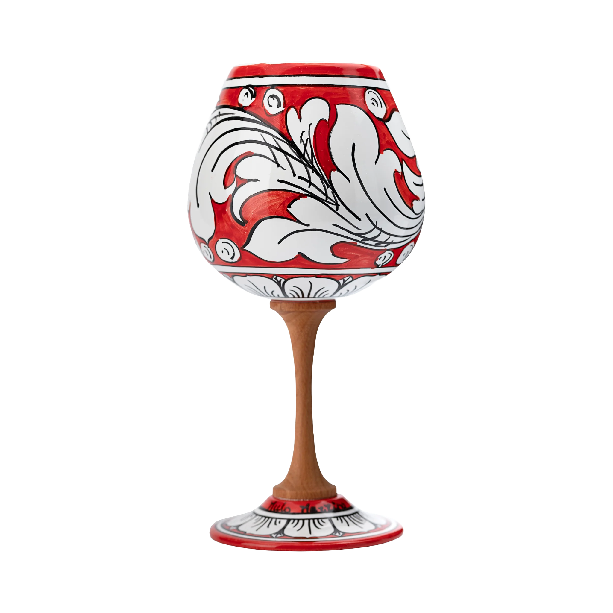 Calice in ceramica – Ornato Rosso