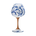 Calice in ceramica – Volute Blu