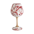Calice in ceramica – Volute Rosso