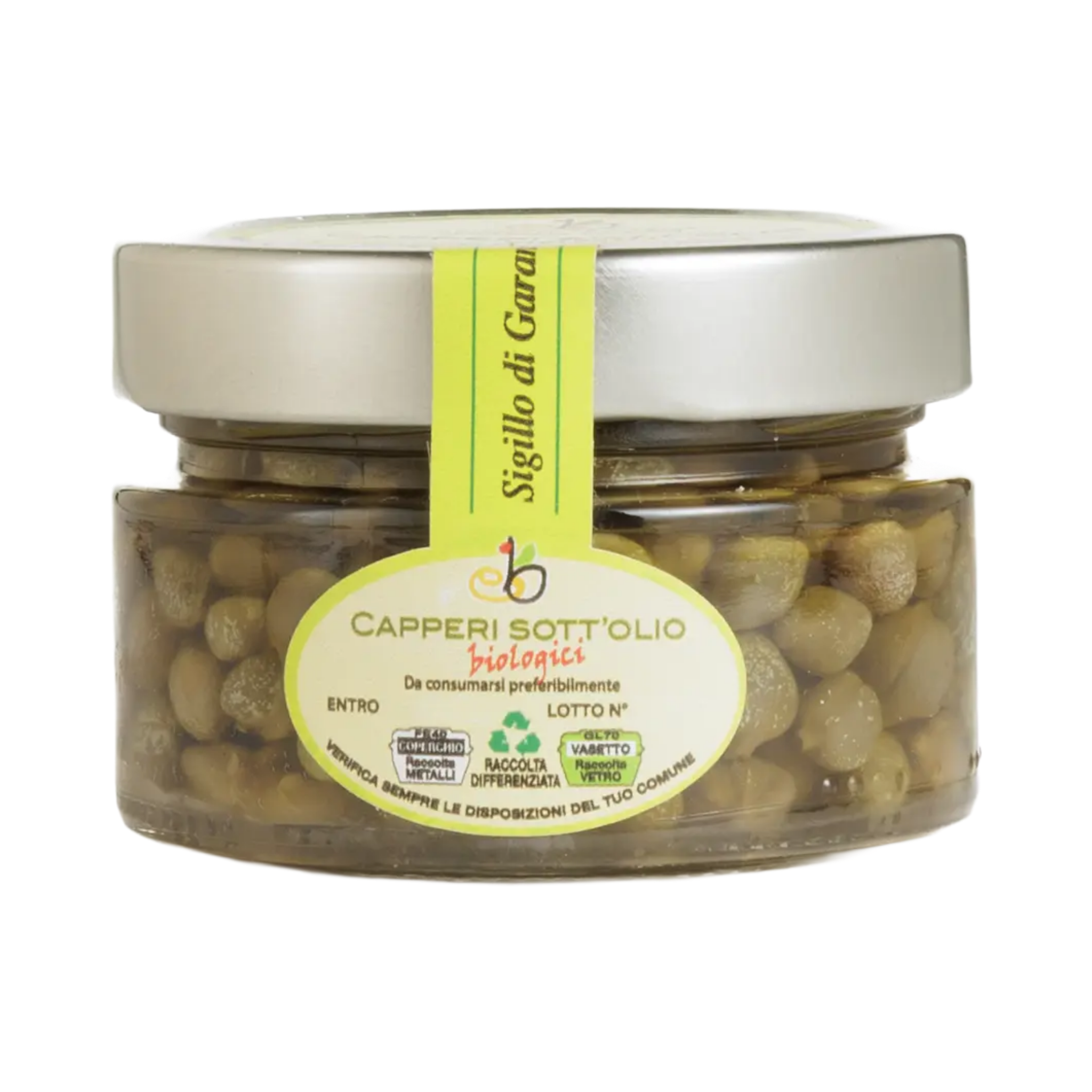 Capperi Biologici – In Vetro con Olio