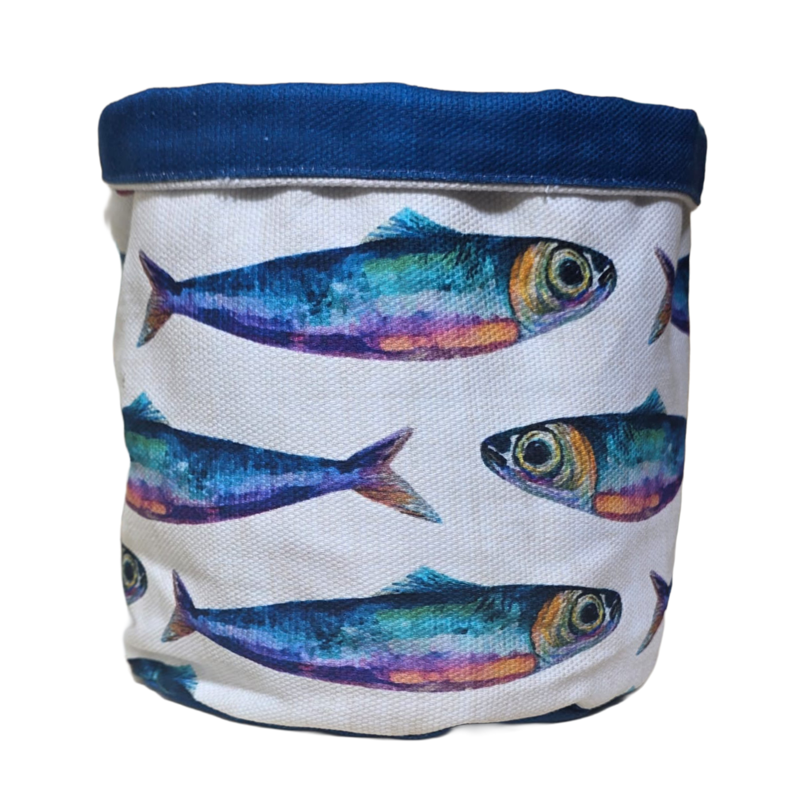 Cestino in tessuto – Sardine
