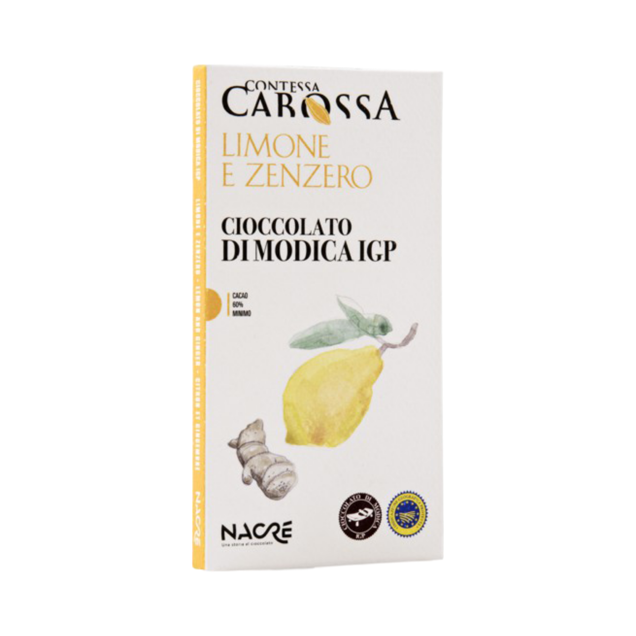Cioccolato di Modica IGP – Limone e Zenzero