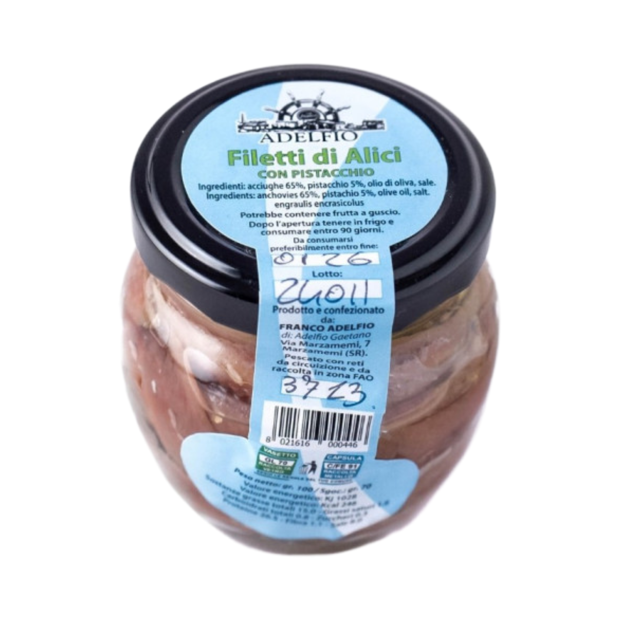 Filetti di Alici – Con Pistacchio