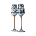 Flute in ceramica – Ornato Blu