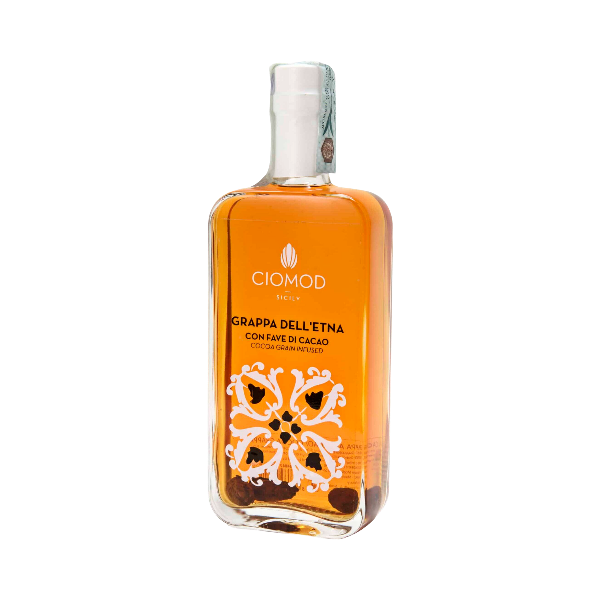 Grappa Bianca dell’Etna – Con Fave di Cacao