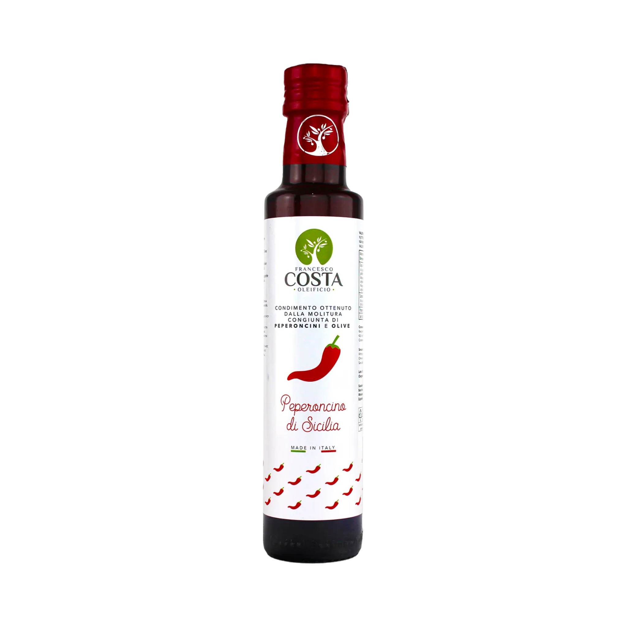 Olio Extra Vergine di Oliva Aromatizzato – Peperoncino