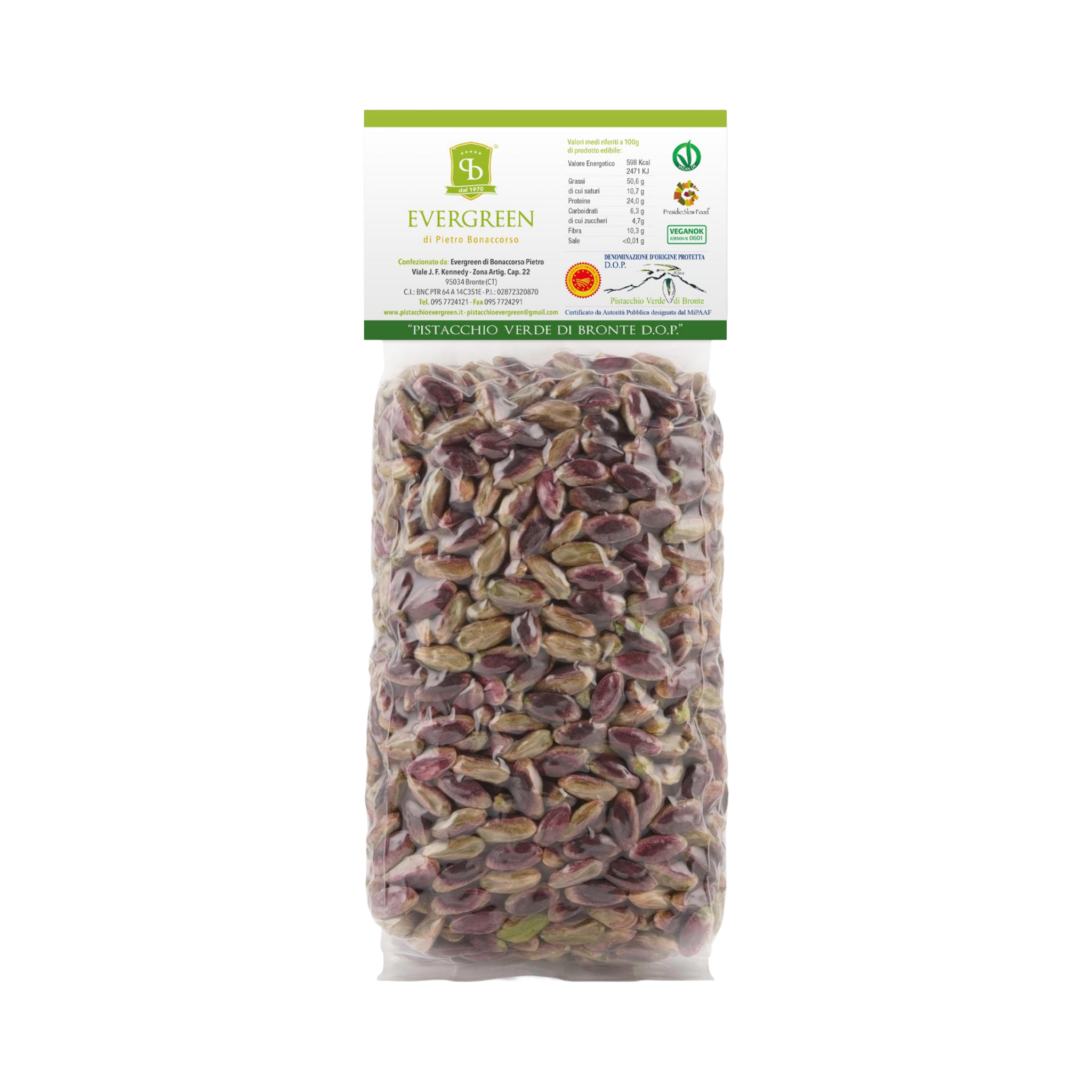 Pistacchi Sgusciati di Bronte DOP – Al Naturale
