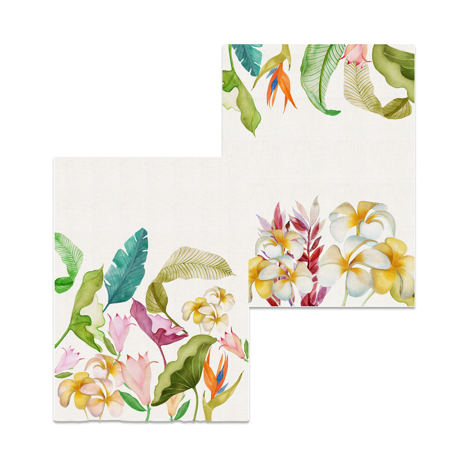 Set di 2 Canovacci – Foresta Tropicale