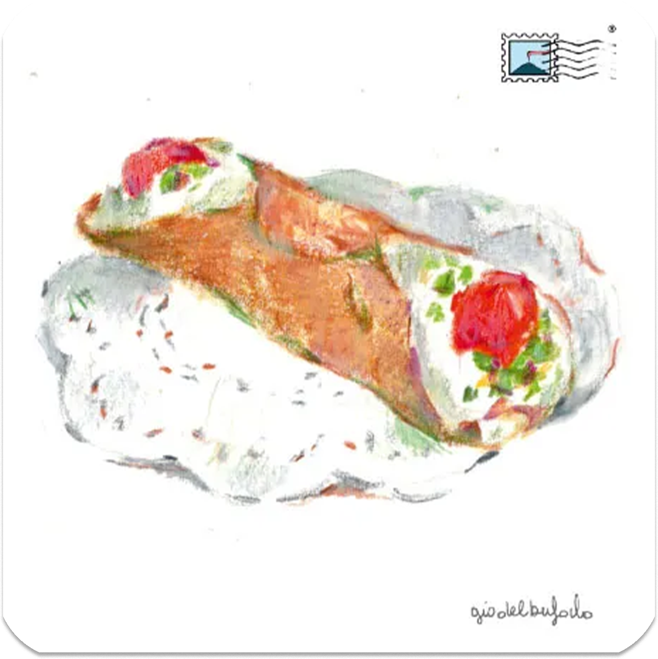 Sottobicchiere – Cannolo