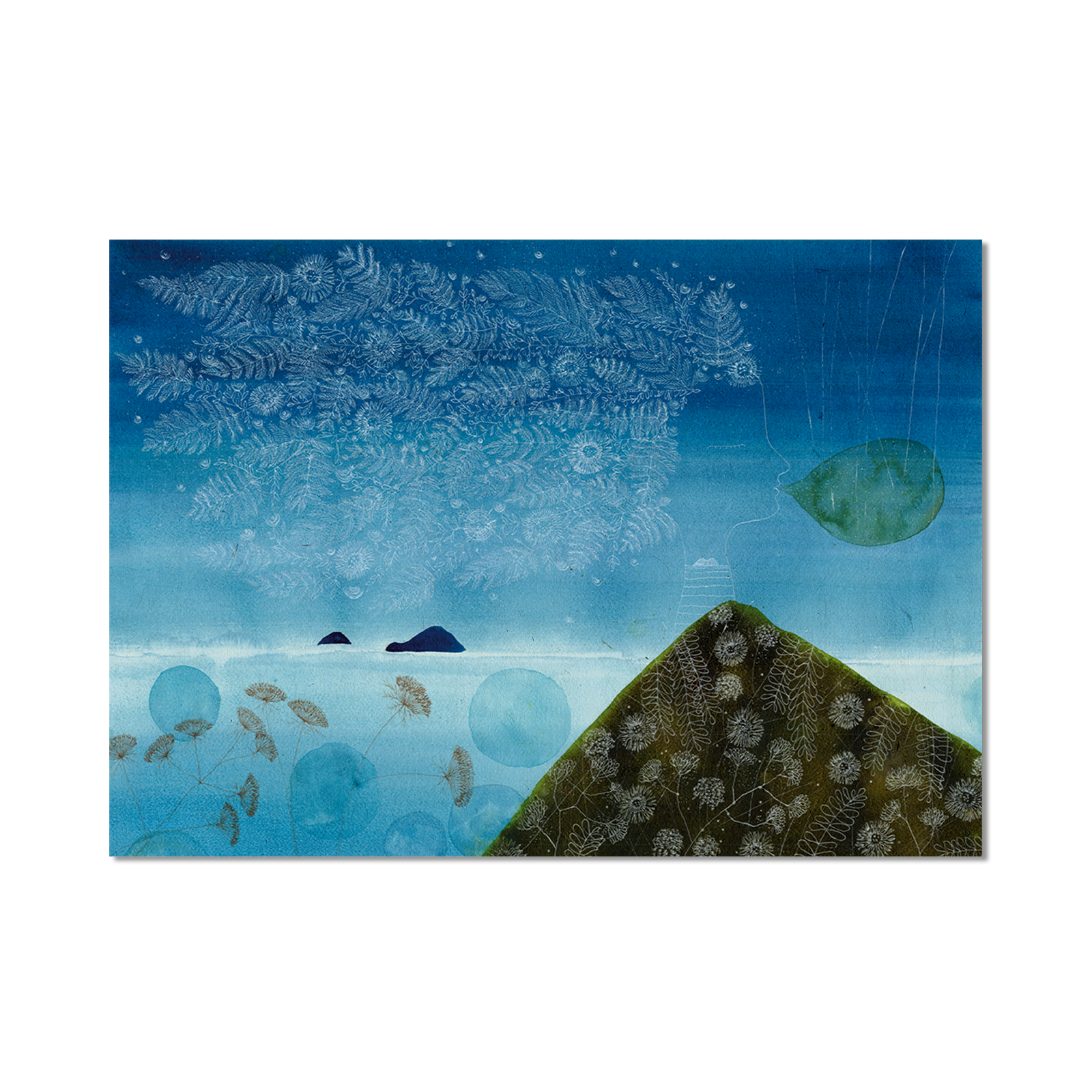 Stampa Illustrata – Collezione Isole – Salina 1