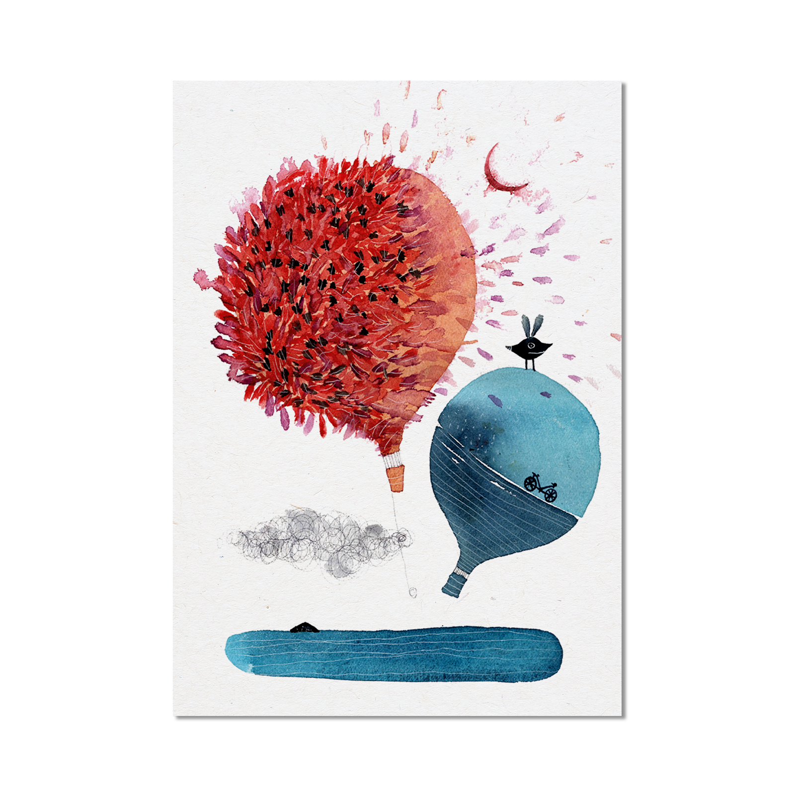 Stampa Illustrata – Collezione Mongolfiera 4