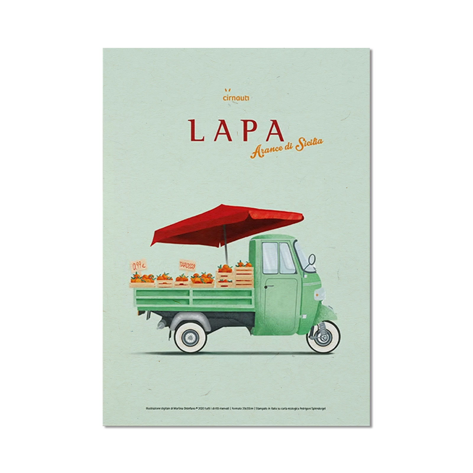 Stampa illustrata – Lapa Arance