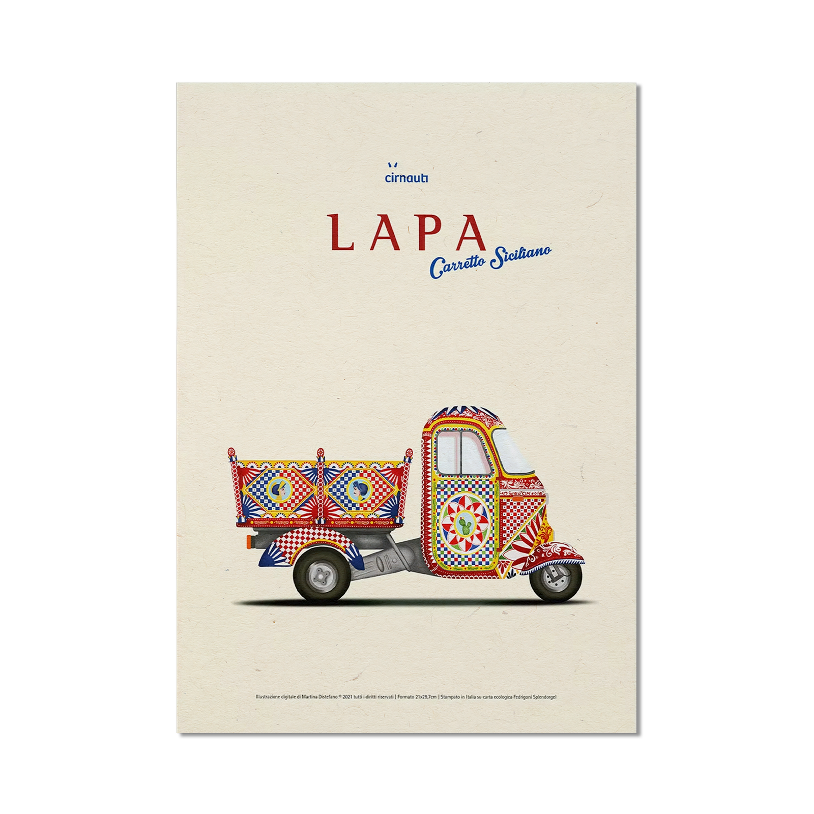 Stampa illustrata – Lapa Carretto