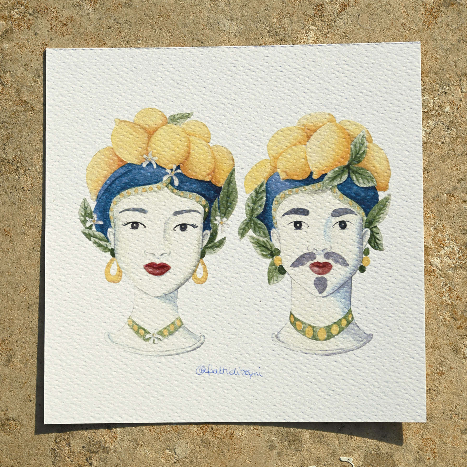 Stampa Illustrata – Mori Coppia Limoni
