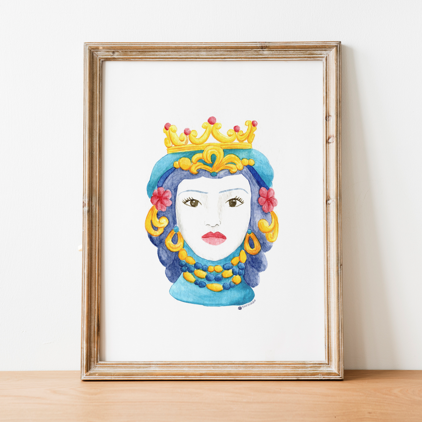 Stampa Illustrata – Moro Donna Classico