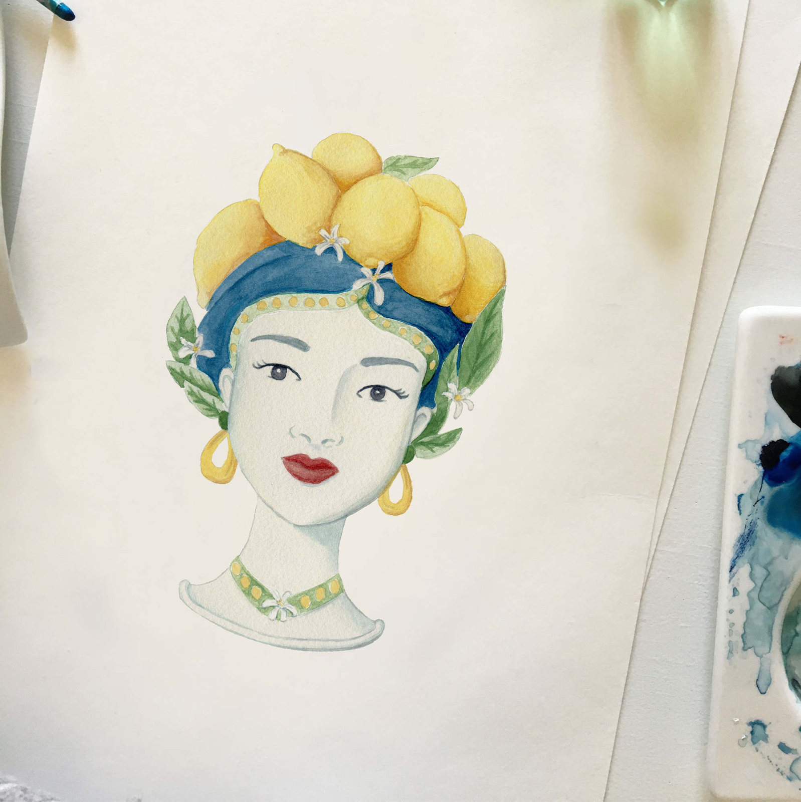 Stampa Illustrata – Moro Donna Limoni