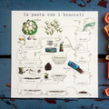 Stampa Illustrata – Pasta con i Broccoli