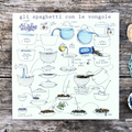 Stampa Illustrata – Spaghetti con le Vongole